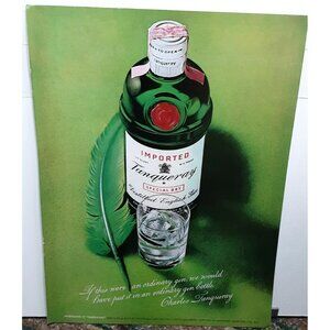 1973 Tanqueray Imported Special Dry Gin Print Ad Original